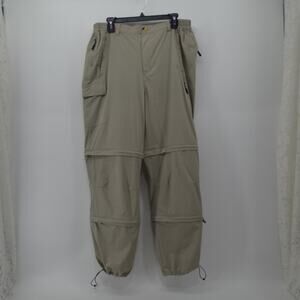 AK Womens Large Camping Hiking Cargo Convertible Pants Gorpcore